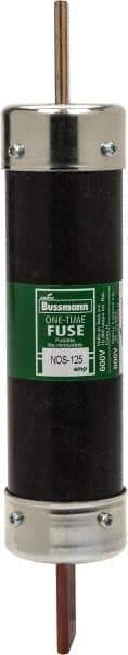 Cooper Bussmann - 600 VAC, 125 Amp, Fast-Acting General Purpose Fuse - Bolt-on Mount, 9-5/8" OAL, 10 (RMS Symmetrical) kA Rating, 1-13/16" Diam - Caliber Tooling