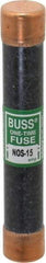 Cooper Bussmann - 600 VAC, 15 Amp, Fast-Acting General Purpose Fuse - Fuse Holder Mount, 127mm OAL, 50 at AC/DC kA Rating, 13/16" Diam - Caliber Tooling