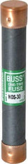 Cooper Bussmann - 600 VAC, 30 Amp, Fast-Acting General Purpose Fuse - Fuse Holder Mount, 127mm OAL, 50 at AC/DC kA Rating, 13/16" Diam - Caliber Tooling