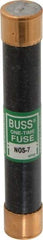 Cooper Bussmann - 600 VAC, 7 Amp, Fast-Acting General Purpose Fuse - Fuse Holder Mount, 127mm OAL, 50 at AC/DC kA Rating, 13/16" Diam - Caliber Tooling