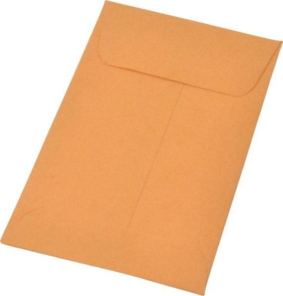 Quality Park - 4-1/4" Long x 2-1/2" Wide Gummed Flap Kraft Coin Envelope - 20 Lb Paper Weight - Caliber Tooling