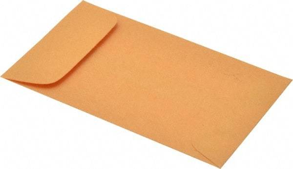 Quality Park - 4-1/4" Long x 2-1/2" Wide Gummed Flap Kraft Coin Envelope - 28 Lb Paper Weight - Caliber Tooling