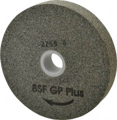 Standard Abrasives - 6" Diam, 1" Face Width, 1" Center Hole, Fine Grade, Silicon Carbide Deburring Wheel - Convolute, Hard Density 8 Grade, 6,000 RPM - Caliber Tooling