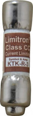 Cooper Bussmann - 600 VAC, 3 Amp, Fast-Acting General Purpose Fuse - Fuse Holder Mount, 1-1/2" OAL, 200 at AC (RMS) kA Rating, 13/32" Diam - Caliber Tooling