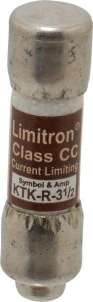 Cooper Bussmann - 600 VAC, 3.5 Amp, Fast-Acting General Purpose Fuse - Fuse Holder Mount, 1-1/2" OAL, 200 at AC (RMS) kA Rating, 13/32" Diam - Caliber Tooling