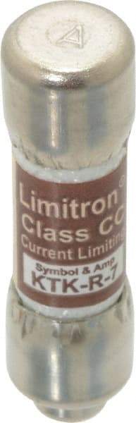 Cooper Bussmann - 600 VAC, 7 Amp, Fast-Acting General Purpose Fuse - Fuse Holder Mount, 1-1/2" OAL, 200 at AC (RMS) kA Rating, 13/32" Diam - Caliber Tooling