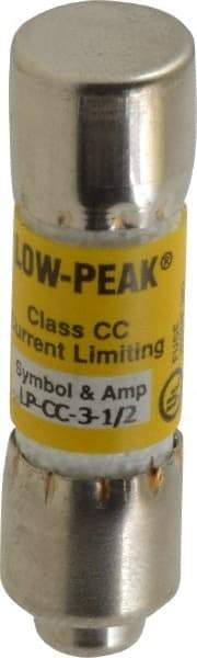 Cooper Bussmann - 150 VDC, 600 VAC, 3.5 Amp, Time Delay General Purpose Fuse - Fuse Holder Mount, 1-1/2" OAL, 20 at DC, 200 at AC (RMS) kA Rating, 13/32" Diam - Caliber Tooling