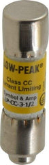 Cooper Bussmann - 150 VDC, 600 VAC, 3.5 Amp, Time Delay General Purpose Fuse - Fuse Holder Mount, 1-1/2" OAL, 20 at DC, 200 at AC (RMS) kA Rating, 13/32" Diam - Caliber Tooling