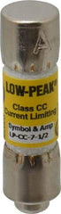 Cooper Bussmann - 150 VDC, 600 VAC, 7.5 Amp, Time Delay General Purpose Fuse - Fuse Holder Mount, 1-1/2" OAL, 20 at DC, 200 at AC (RMS) kA Rating, 13/32" Diam - Caliber Tooling