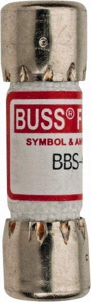 Cooper Bussmann - 600 VAC, 0.4 Amp, Fast-Acting General Purpose Fuse - Fuse Holder Mount, 1-3/8" OAL, 10 at AC kA Rating, 13/32" Diam - Caliber Tooling