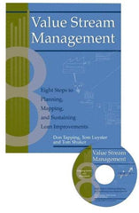 Made in USA - Value Stream Management: Eight Steps to Planning, Mapping, and Sustaining Lean Improvements Publication with CD-ROM, 1st Edition - by Don Tapping, Tom Luyster & Tom Shuker, 2002 - Caliber Tooling