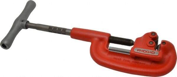 Ridgid - 1/8" to 2" Pipe Capacity, Wide Roll Pipe Cutter - Cuts Steel - Caliber Tooling