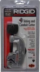 Ridgid - 3/16" to 1-1/8" Pipe Capacity, Tube Cutter - Cuts Copper, Aluminum, Brass - Caliber Tooling