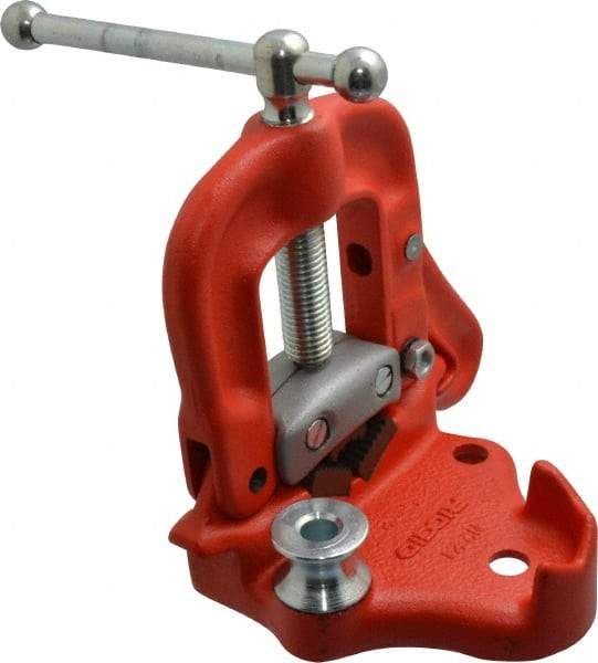 Ridgid - 1/8" to 2" Pipe Capacity, Bench Yoke Vise - Caliber Tooling