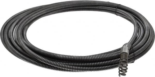 Ridgid - 5/16" x 25' Drain Cleaning Machine Cable - Inner Core Drophead, 3/4" to 1-1/2" Pipe, Use with Models K39, K40 & K50 - Caliber Tooling