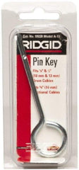 Ridgid - Drain Cleaning Machine Coupling Pin - For Use with Models K39, K50, K375 & K3800 - Caliber Tooling