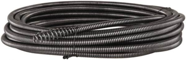 Ridgid - 3/8" x 35' Drain Cleaning Machine Cable - Bulb Auger, 1-1/4" to 1-1/2" Pipe, Use with Models K39, K40 & K50 - Caliber Tooling