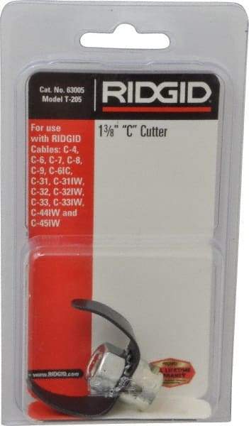 Ridgid - Drain Cleaning Machine C-Cutter - For Use with Models K39, K50, K375, K3800 & K380 - Caliber Tooling