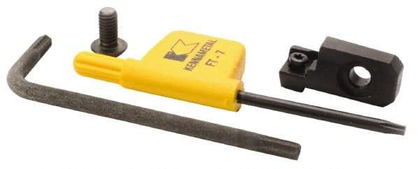 Kennametal - Series Romicron, Right Hand Cut, 45.5mm Min Bore Diam, Boring Cartridge - 8.2mm Back of Bar to Cutting Edge, CP... Insert, 23.7mm OAL, 0° Lead Angle - Caliber Tooling