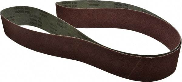 Tru-Maxx - 3" Wide x 90" OAL, 60 Grit, Aluminum Oxide Abrasive Belt - Aluminum Oxide, Medium, Coated, X Weighted Cloth Backing, Series VAC228 - Caliber Tooling