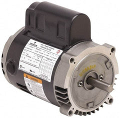 US Motors - 1/3 hp, ODP Enclosure, Manual Thermal Protection, 1,625 RPM, 115 Volt, 60/50 Hz, Single Phase Permanent Split Capacitor (PSC) Motor - Size 56 Frame, Cradle Mount, 1 Speed, Ball Bearings, 3.9/4.2 Full Load Amps, B Class Insulation, Reversible - Caliber Tooling