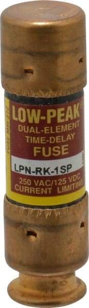 Cooper Bussmann - 125 VDC, 250 VAC, 1 Amp, Time Delay General Purpose Fuse - Fuse Holder Mount, 50.8mm OAL, 100 at DC, 300 at AC (RMS) kA Rating, 9/16" Diam - Caliber Tooling