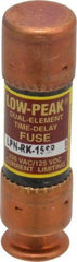 Cooper Bussmann - 125 VDC, 250 VAC, 15 Amp, Time Delay General Purpose Fuse - Fuse Holder Mount, 50.8mm OAL, 100 at DC, 300 at AC (RMS) kA Rating, 9/16" Diam - Caliber Tooling