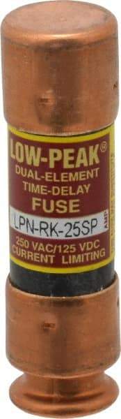 Cooper Bussmann - 125 VDC, 250 VAC, 25 Amp, Time Delay General Purpose Fuse - Bolt-on Mount, 50.8mm OAL, 100 at DC, 300 at AC (RMS) kA Rating, 9/16" Diam - Caliber Tooling