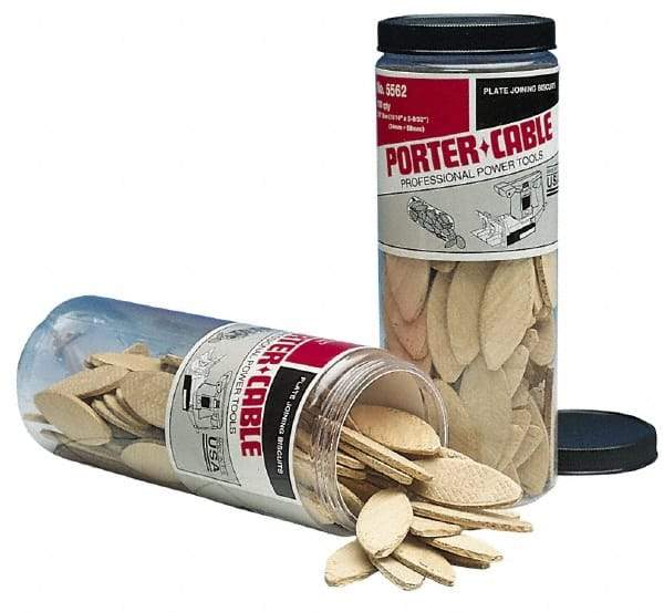 Porter-Cable - Size 10 Biscuits - 150 Pieces, Tube - Caliber Tooling