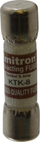 Cooper Bussmann - 600 VAC, 8 Amp, Fast-Acting General Purpose Fuse - Fuse Holder Mount, 1-1/2" OAL, 100 at AC kA Rating, 13/32" Diam - Caliber Tooling