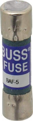 Cooper Bussmann - 250 VAC, 5 Amp, Fast-Acting General Purpose Fuse - Fuse Holder Mount, 1-1/2" OAL, 10 at 125 V kA Rating, 13/32" Diam - Caliber Tooling