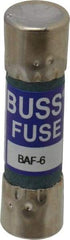 Cooper Bussmann - 250 VAC, 6 Amp, Fast-Acting General Purpose Fuse - Fuse Holder Mount, 1-1/2" OAL, 10 at 125 V kA Rating, 13/32" Diam - Caliber Tooling