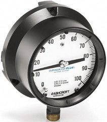 Ashcroft - 6" Dial, 1/4 Thread, 0-20,000 Scale Range, Pressure Gauge - Lower Connection Mount, Accurate to 0.5% of Scale - Caliber Tooling