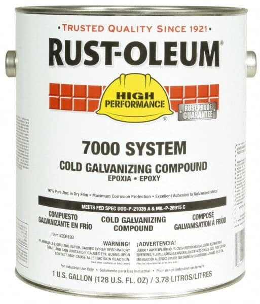 Rust-Oleum - 1 Gal Zinc Cold Galvanizing Compound - Comes in Pail - Caliber Tooling