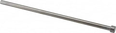 Gibraltar - 9/32" Pin Diam, 7/16" Head Diam x 1/4" Head Height, 8" OAL, Straight Ejector Pin - Steel, 7-3/4" Pin Length - Caliber Tooling