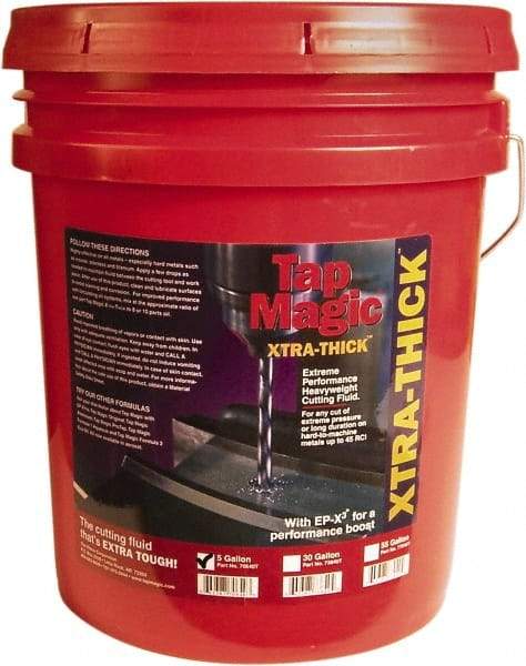 Tap Magic - Tap Magic Xtra-Thick, 5 Gal Pail Cutting Fluid - Semisynthetic - Caliber Tooling