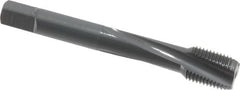 OSG - 1/2-20 UNF 3 Flute 3B Modified Bottoming Spiral Flute Tap - Powdered Metal, Oxide Finish, 3-3/8" OAL, Right Hand Flute, Right Hand Thread, H3 - Caliber Tooling