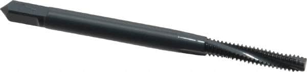 OSG - #4-40 UNC 3 Flute 2B/3B Modified Bottoming Spiral Flute Tap - Powdered Metal, Oxide Finish, 1-7/8" OAL, Right Hand Flute, Right Hand Thread, H2, Series 313NI - Caliber Tooling