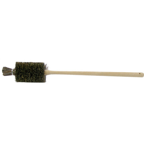 Toilet Bowl Brush, Professional, Grey Tampico Fill, Hardwood Handle - Caliber Tooling