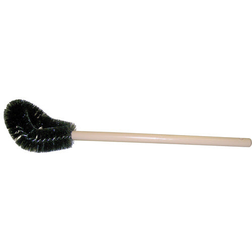 Toilet Bowl Brush, Black Nylon Fill, Plastic Handle - Caliber Tooling