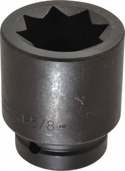 Proto - 1" Drive 1-5/8" Impact Socket - 8 Points, 3-1/2" OAL - Caliber Tooling