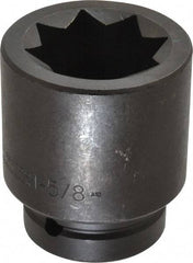 Proto - 1" Drive 1-5/8" Impact Socket - 8 Points, 3-1/2" OAL - Caliber Tooling