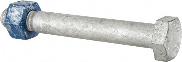 Value Collection - 3/4-10 Thread, 6" Length Under Head, Steel Hex Head Bolt - Hot Dipped Galvanized Coated, UNC Thread, ASTM A325 - Caliber Tooling