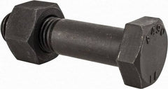 Value Collection - 1-8 Thread, 4-1/4" Length Under Head, Steel Hex Head Bolt - Uncoated, UNC Thread, ASTM A490 - Caliber Tooling