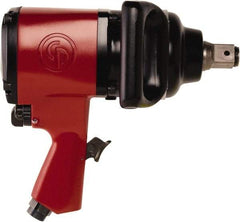 Chicago Pneumatic - 1" Drive, 4,400 RPM, 710 Ft/Lb Torque Impact Wrench - Pistol Grip Handle, 720 IPM, 41 CFM, 90 psi, 1/2" NPT Inlet - Caliber Tooling