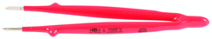 5" OAL INSULATED TWEEZERS STRAIGHT - Caliber Tooling
