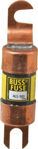 Cooper Bussmann - 500 Amp Time Delay Fast-Acting Forklift & Truck Fuse - 125VAC, 125VDC, 4.71" Long x 1" Wide, Bussman ALS-500, Ferraz Shawmut ALS450 - Caliber Tooling