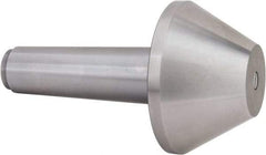 Riten - MT6 Taper Shank, 6-1/2" Head Diam Live Center - 4-5/16" Head Length, 3" Point Diam, 4-15/16" Point Len, 4,800 Lb Max Workpc, Bull Nose Point - Caliber Tooling