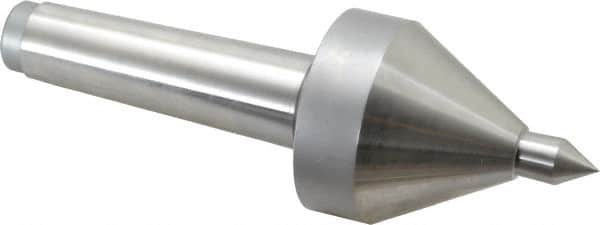 Riten - MT4 Taper Shank, 2-5/8" Head Diam 685 Lb Capacity Live Center - 4,000 Max RPM, 3-7/8" Head Length, 5/8" Point Diam, 15/16" Point Len, 685 Lb Max Workpc, 3-7/8" OAL, Pipe Nose Point - Caliber Tooling