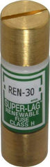 Cooper Bussmann - 250 VAC, 30 Amp, Time Delay Renewable Fuse - Fuse Holder Mount, 50.8mm OAL, 10 (RMS) kA Rating, 9/16" Diam - Caliber Tooling